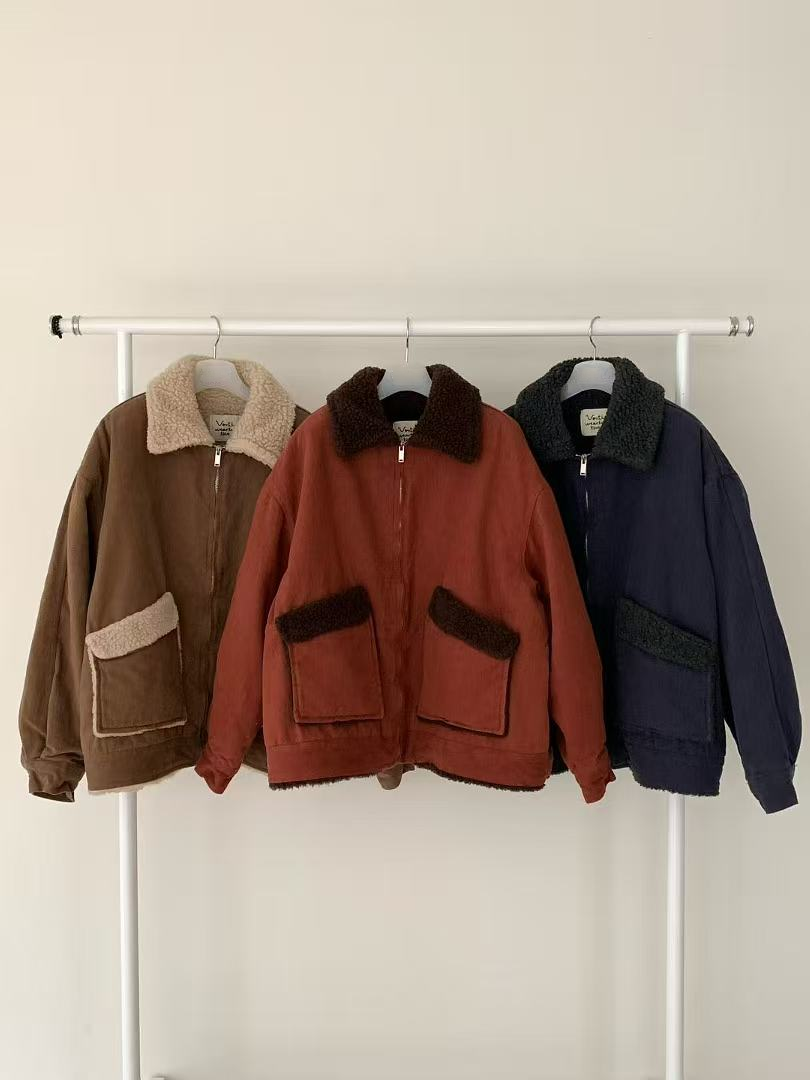 韓國直送Cozy Sherpa-Lined Jacket - HLY &amp; CHOCCICO