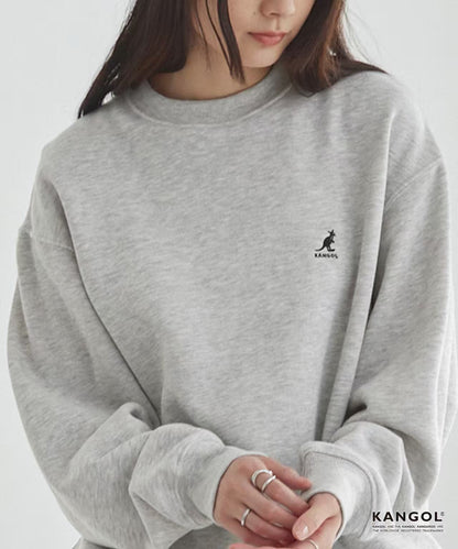 日本直送KANGOL Point Embroidery Oversized Sweat - HLY &amp; CHOCCICO