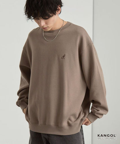 日本直送KANGOL Point Embroidery Oversized Sweat - HLY &amp; CHOCCICO