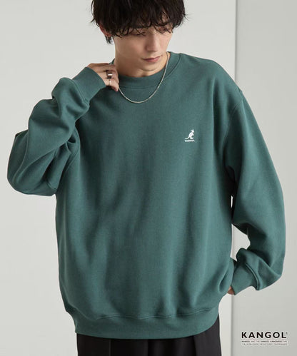 日本直送KANGOL Point Embroidery Oversized Sweat - HLY &amp; CHOCCICO