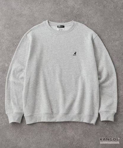 日本直送KANGOL Point Embroidery Oversized Sweat - HLY &amp; CHOCCICO