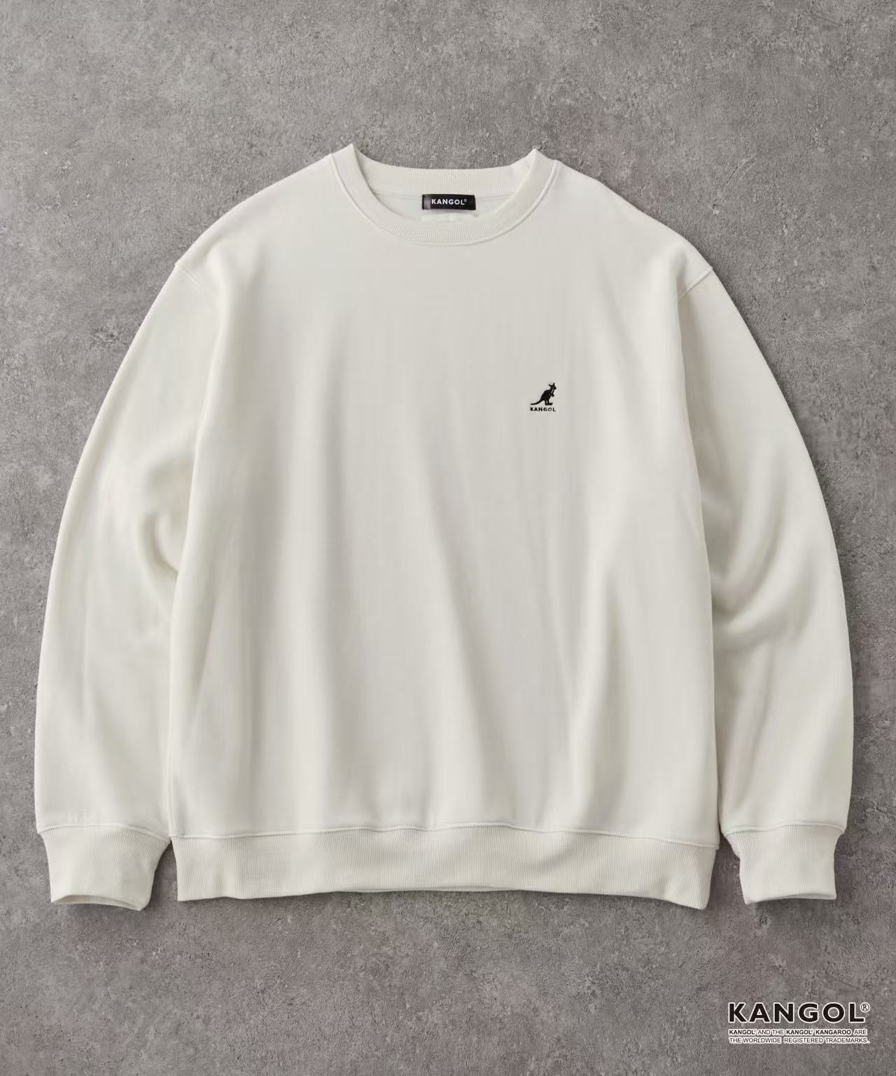 日本直送KANGOL Point Embroidery Oversized Sweat - HLY &amp; CHOCCICO