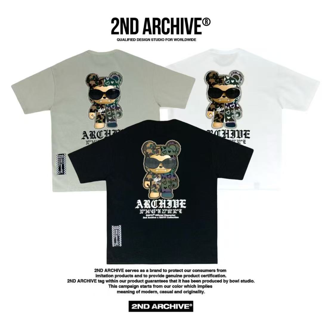 🇰🇷韓國直送🇰🇷 2ND ARCHIVE Glass Ban Tee - HLY &amp; CHOCCICO