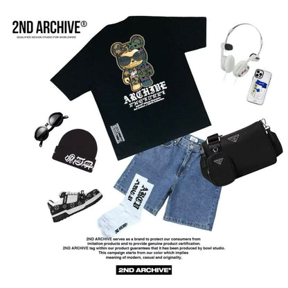 🇰🇷韓國直送🇰🇷 2ND ARCHIVE Glass Ban Tee - HLY &amp; CHOCCICO