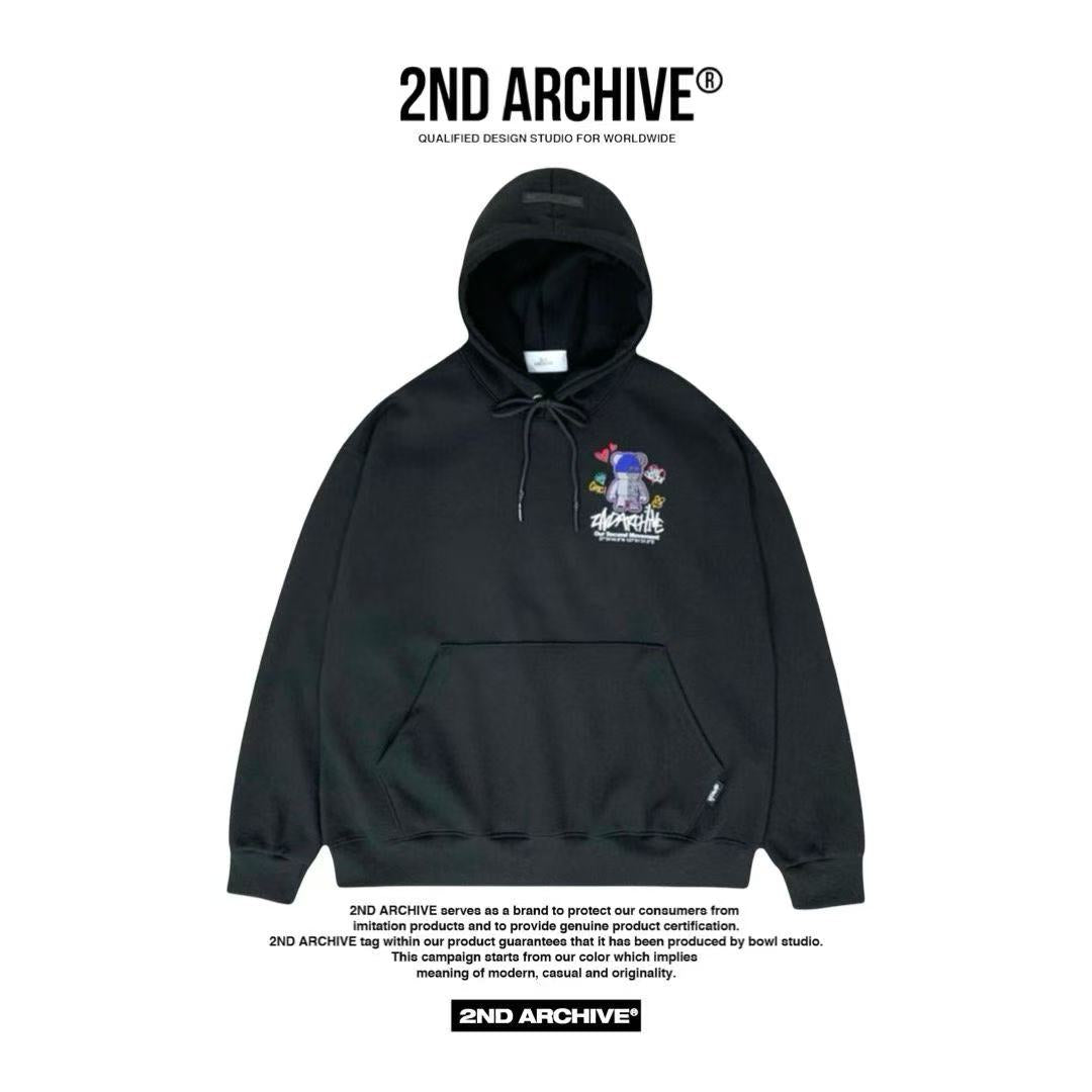 🇰🇷韓國直送🇰🇷 2nd ARCHIVE Colorful Bear Hoodie - HLY &amp; CHOCCICO