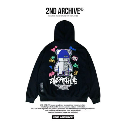 🇰🇷韓國直送🇰🇷 2nd ARCHIVE Colorful Bear Hoodie - HLY &amp; CHOCCICO
