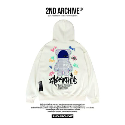 🇰🇷韓國直送🇰🇷 2nd ARCHIVE Colorful Bear Hoodie - HLY &amp; CHOCCICO