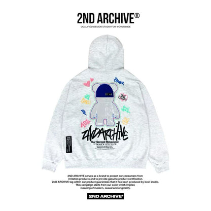 🇰🇷韓國直送🇰🇷 2nd ARCHIVE Colorful Bear Hoodie - HLY &amp; CHOCCICO