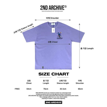 🇰🇷韓國直送🇰🇷 2ND ARCHIVE Graffiti Rabbit Tee - HLY &amp; CHOCCICO