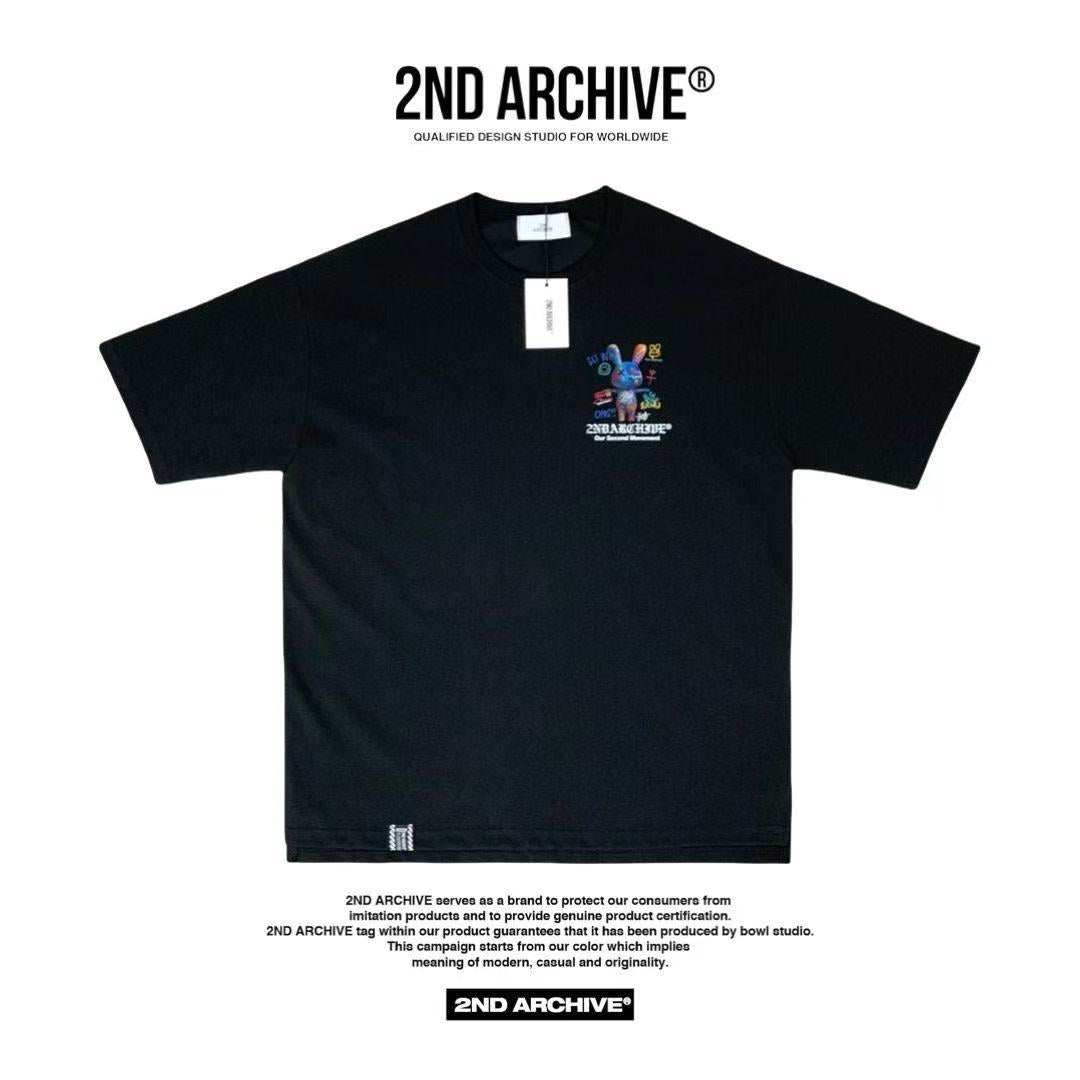 🇰🇷韓國直送🇰🇷 2ND ARCHIVE Graffiti Rabbit Tee - HLY &amp; CHOCCICO