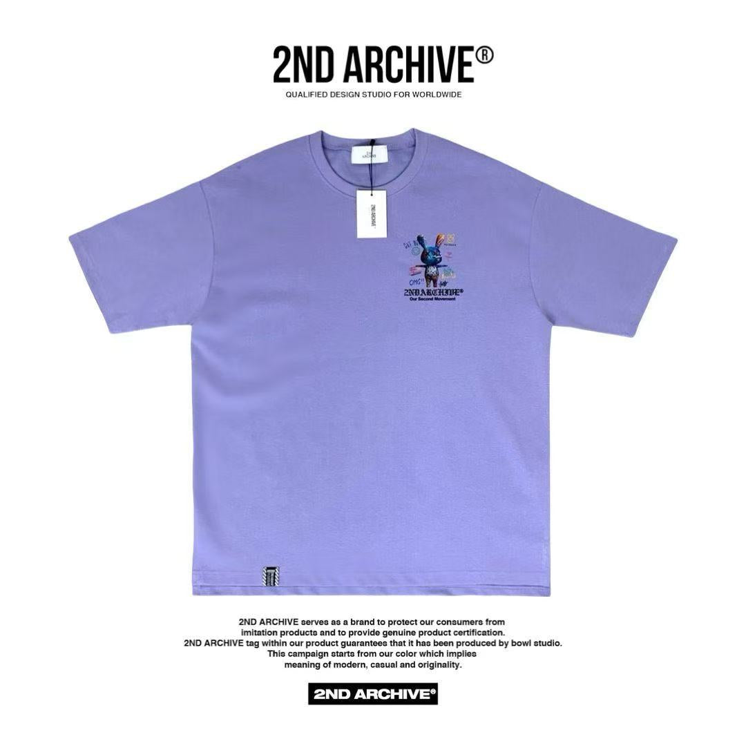 🇰🇷韓國直送🇰🇷 2ND ARCHIVE Graffiti Rabbit Tee - HLY &amp; CHOCCICO