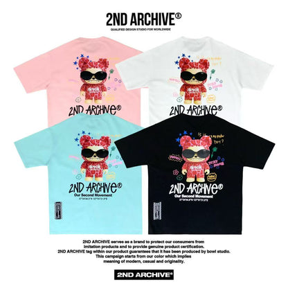 🇰🇷韓國直送🇰🇷 2ND ARCHIVE Pink Sun Glavibban Palti Tee - HLY &amp; CHOCCICO