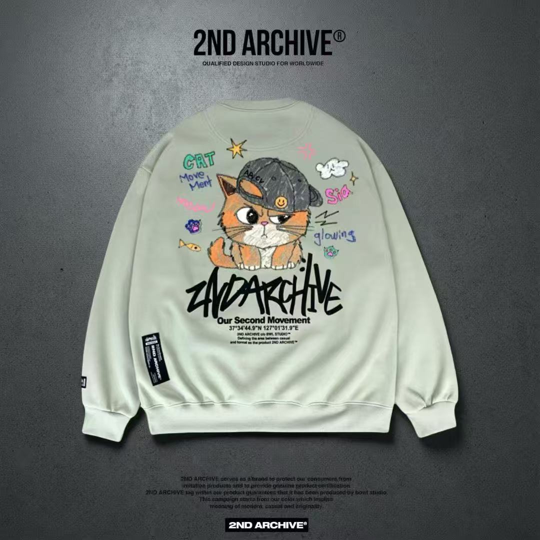 韓國直送 2ND ARCHIVE Smile Ball Cap  Sweatshirt - HLY &amp; CHOCCICO
