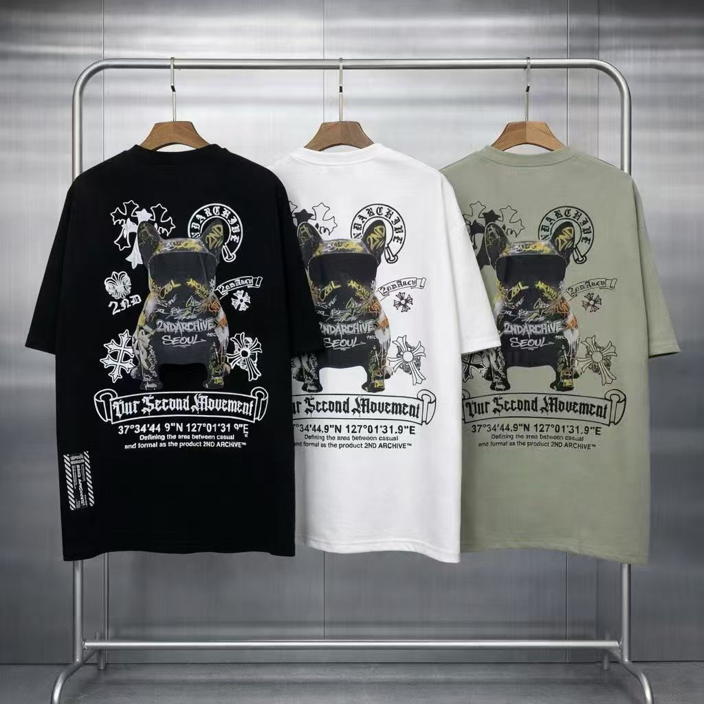 韓國直送🇰🇷 2ND ARCHIVE Black Sunglasses Dog Tee