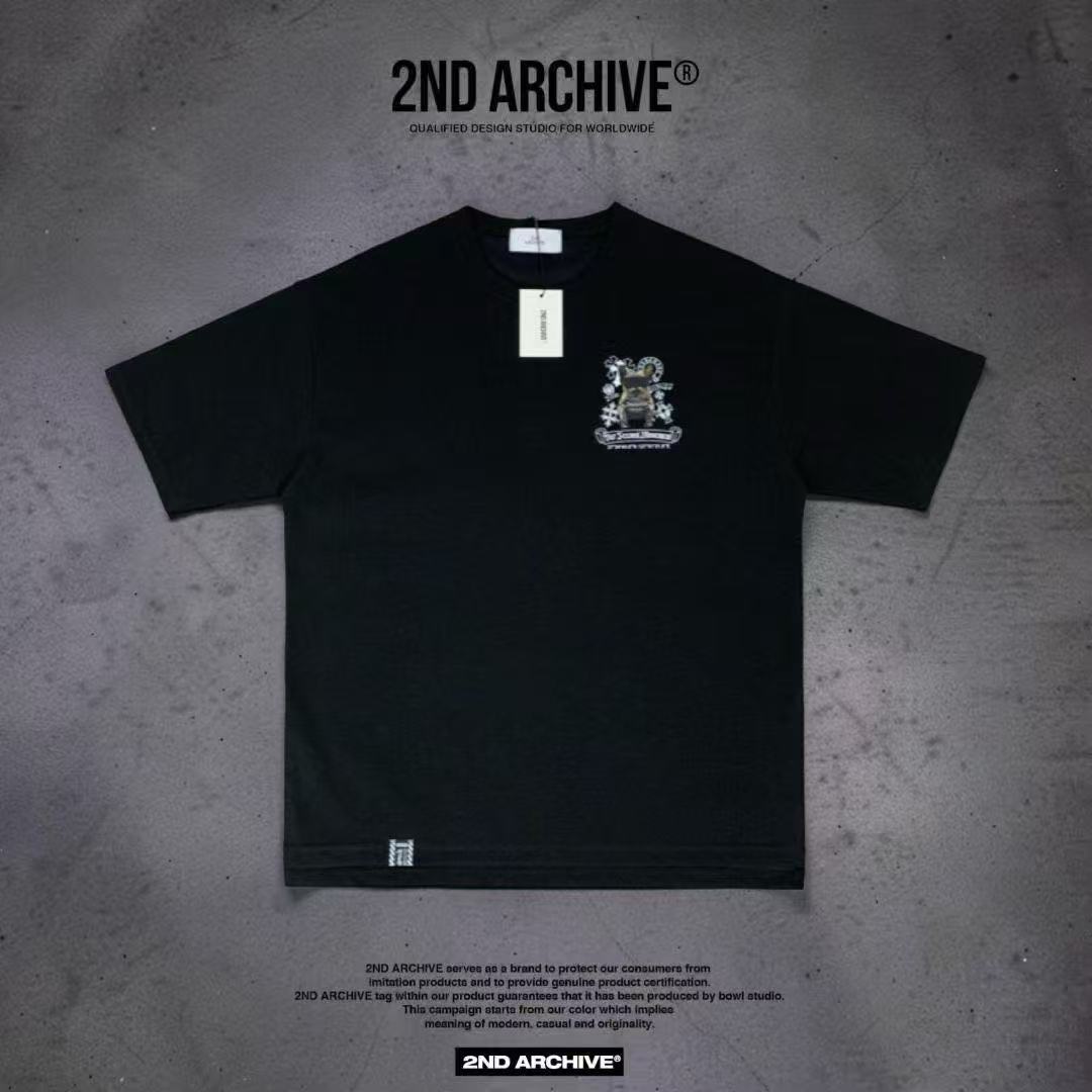 韓國直送🇰🇷 2ND ARCHIVE Black Sunglasses Dog Tee