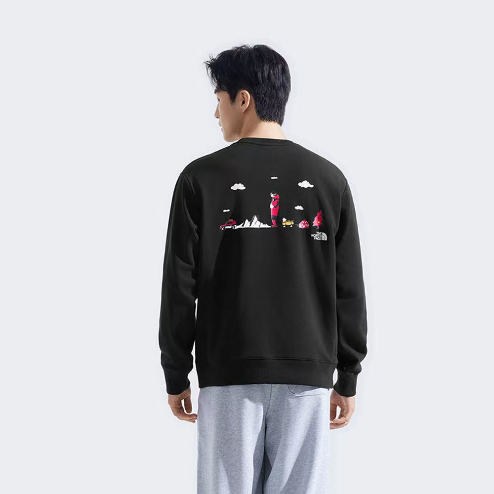 TNF Uncle Belly Fun Print Sweatshirt - HLY &amp; CHOCCICO