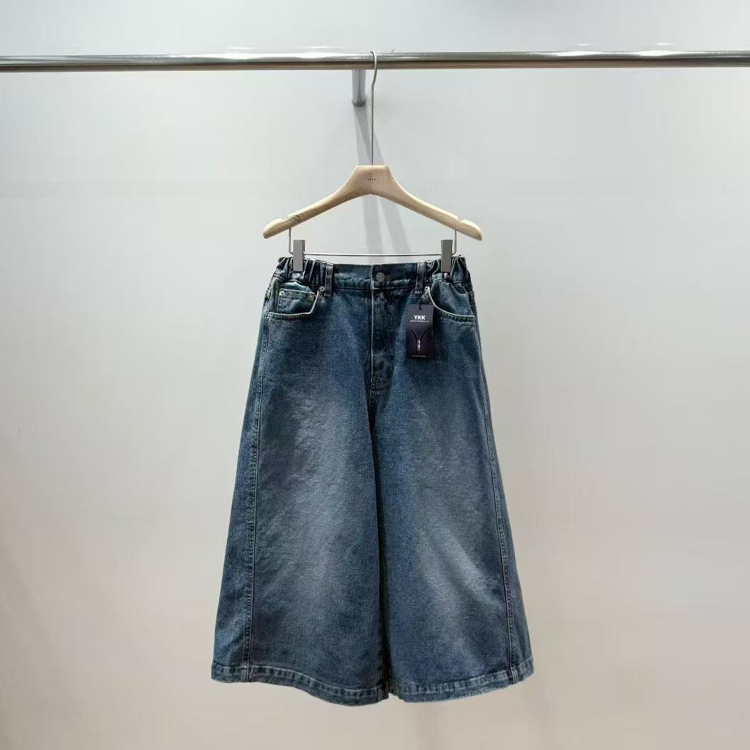 韓國直送Denim Culotte Trousers - HLY &amp; CHOCCICO