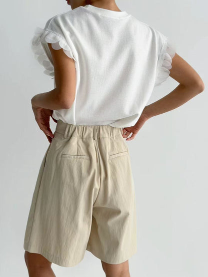 韓國直送Frill Accent Top - HLY &amp; CHOCCICO