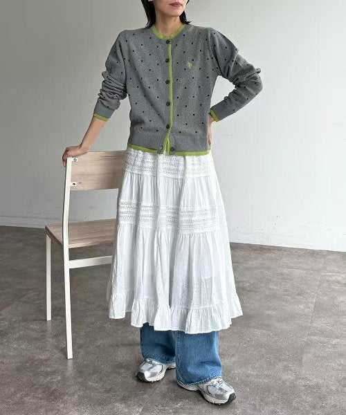 日本直送US Polo Faux Layered Sweat-Like Cardigan