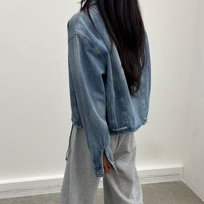 韓國直送Cropped Denim Jacket 👖✨