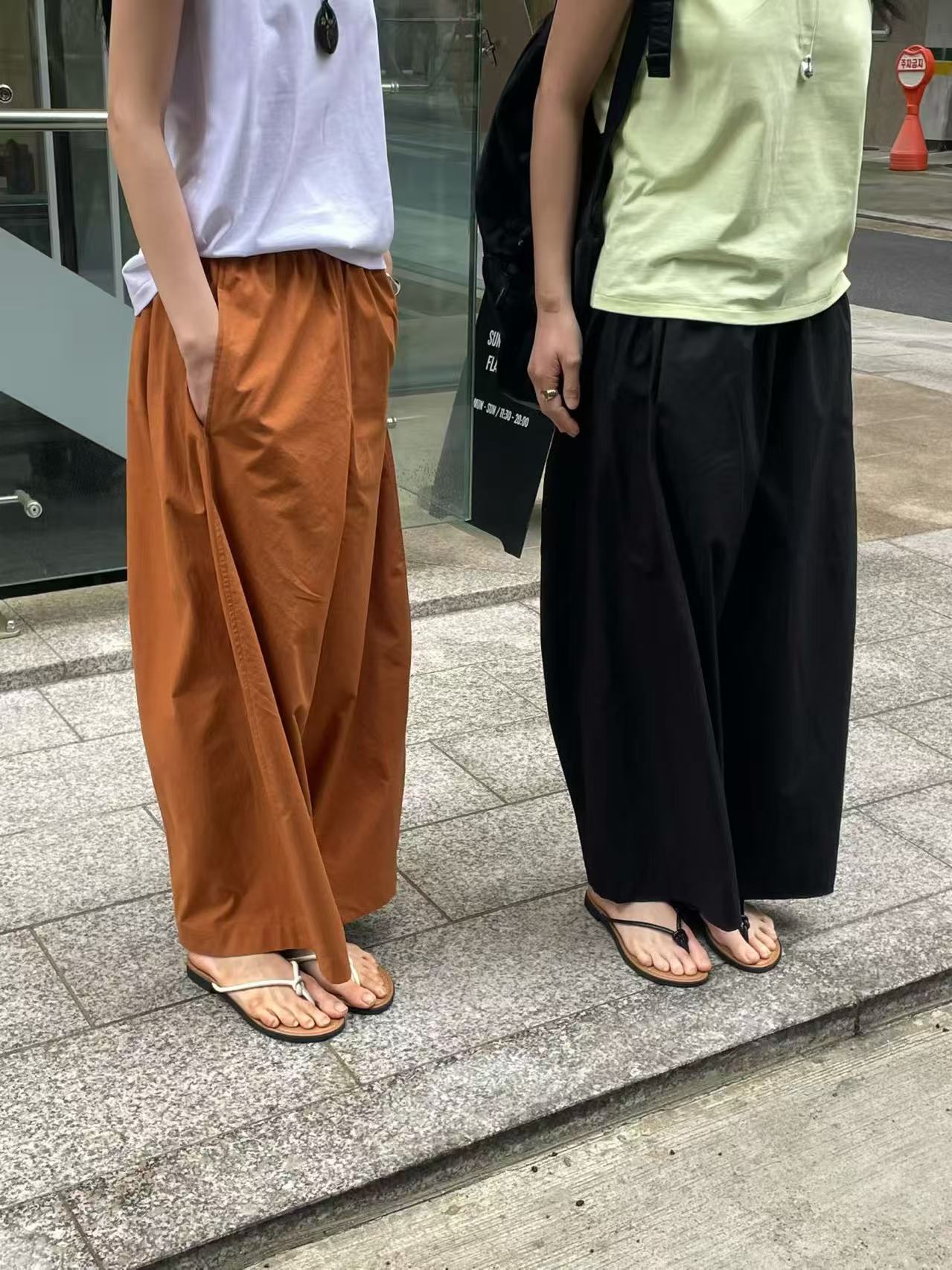 韓國直送Versatile Elastic Waist Pants / Tee