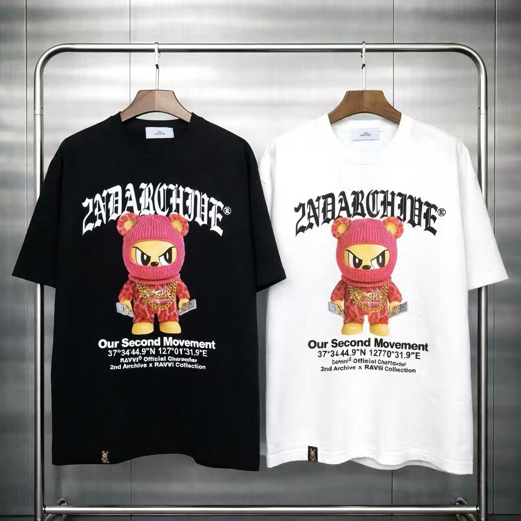 Direct from Korea 🇰🇷 2ND ARCHIVE GangsterPinkRavibanalti Tee