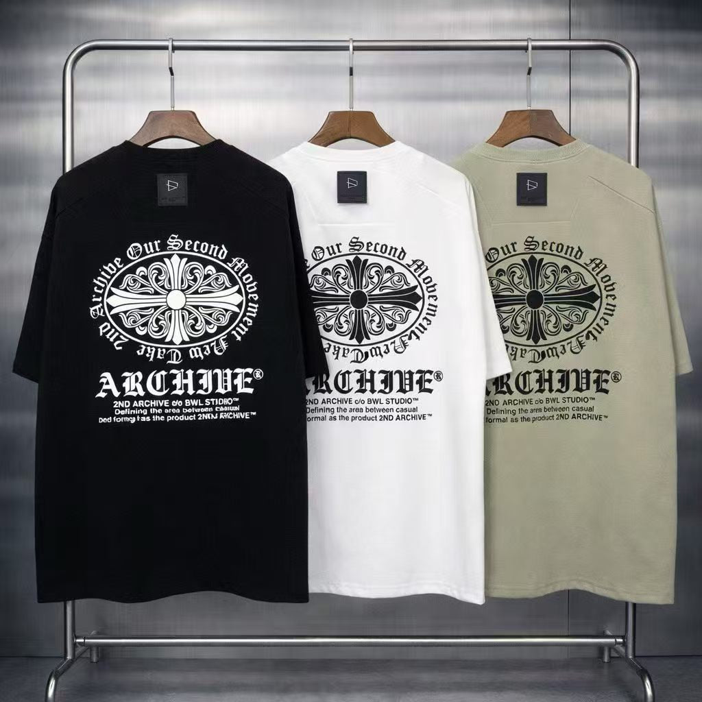 韓國直送🇰🇷 2ND ARCHIVE Gothic Cross Oversized Tee