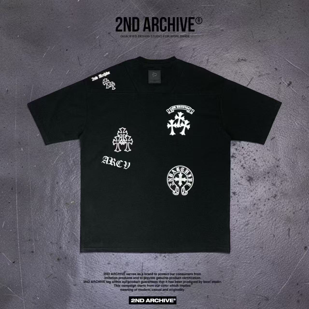 韓國直送🇰🇷 2ND ARCHIVE Assorted Cross Oversized Tee