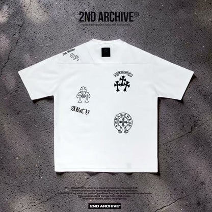 韓國直送🇰🇷 2ND ARCHIVE Assorted Cross Oversized Tee