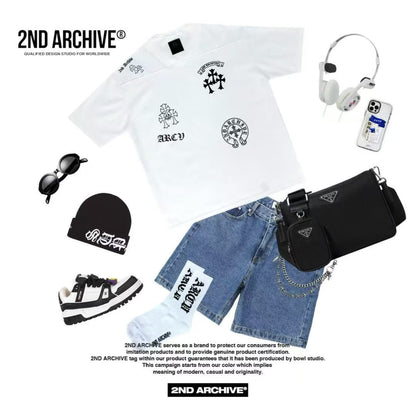 韓國直送🇰🇷 2ND ARCHIVE Assorted Cross Oversized Tee