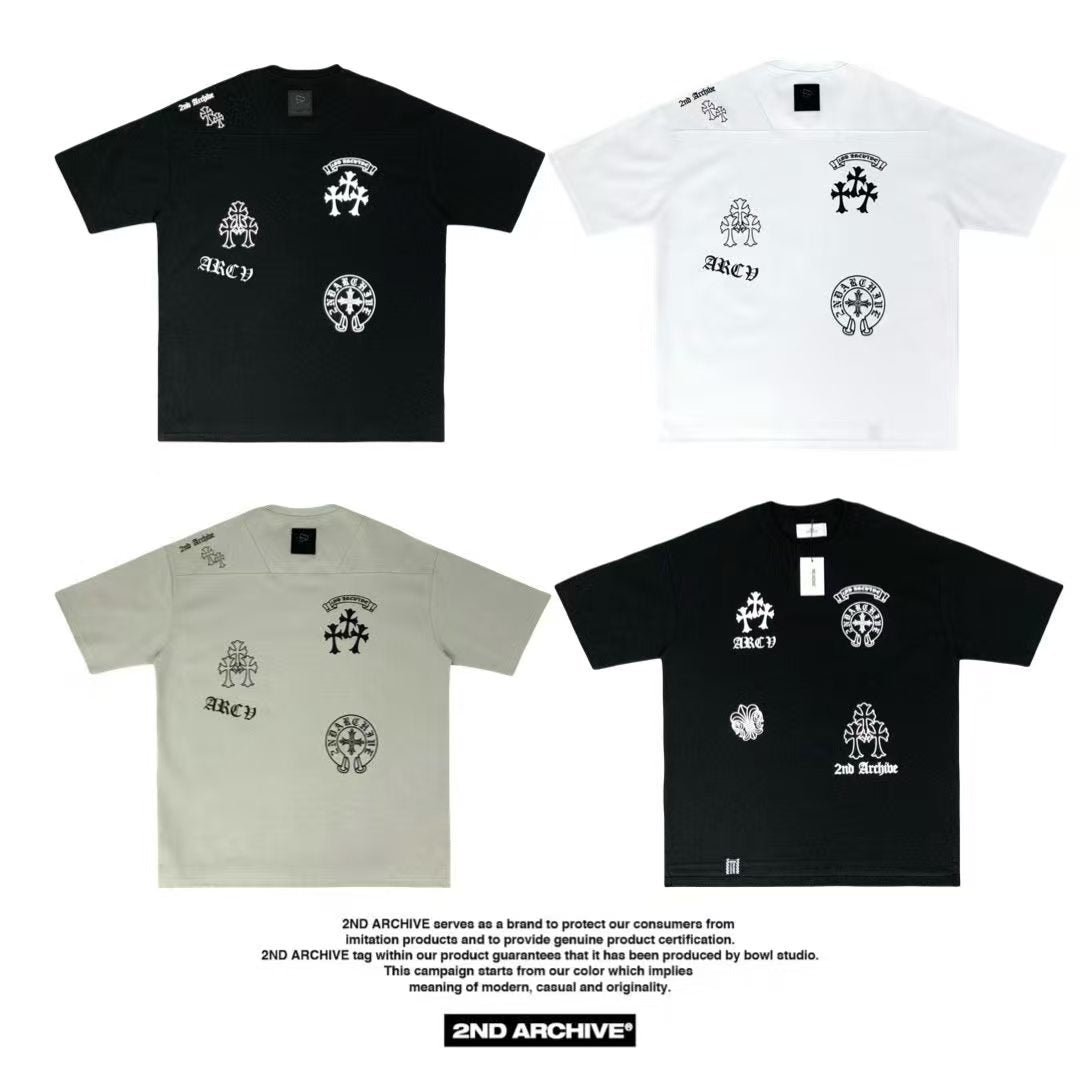 韓國直送🇰🇷 2ND ARCHIVE Assorted Cross Oversized Tee