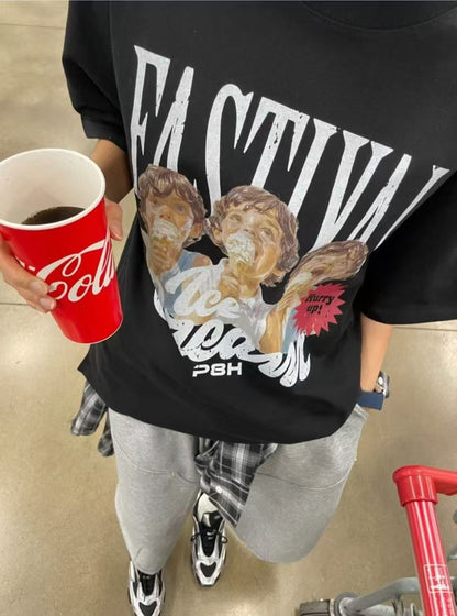 🇰🇷韓國直送🇰🇷 PLUS 82 HIYA Retro Ice Cream Festival Tee