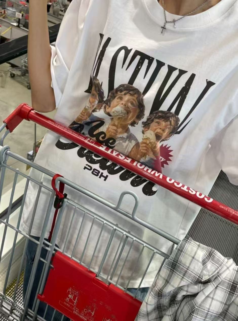 🇰🇷韓國直送🇰🇷 PLUS 82 HIYA Retro Ice Cream Festival Tee