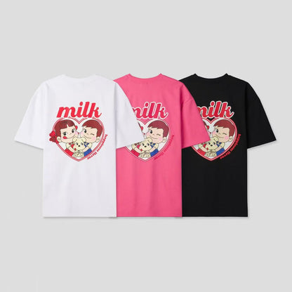 🇰🇷Direct from Korea🇰🇷 PLUS 82 HIYA Vintage Cartoon Heart Graphic Tee
