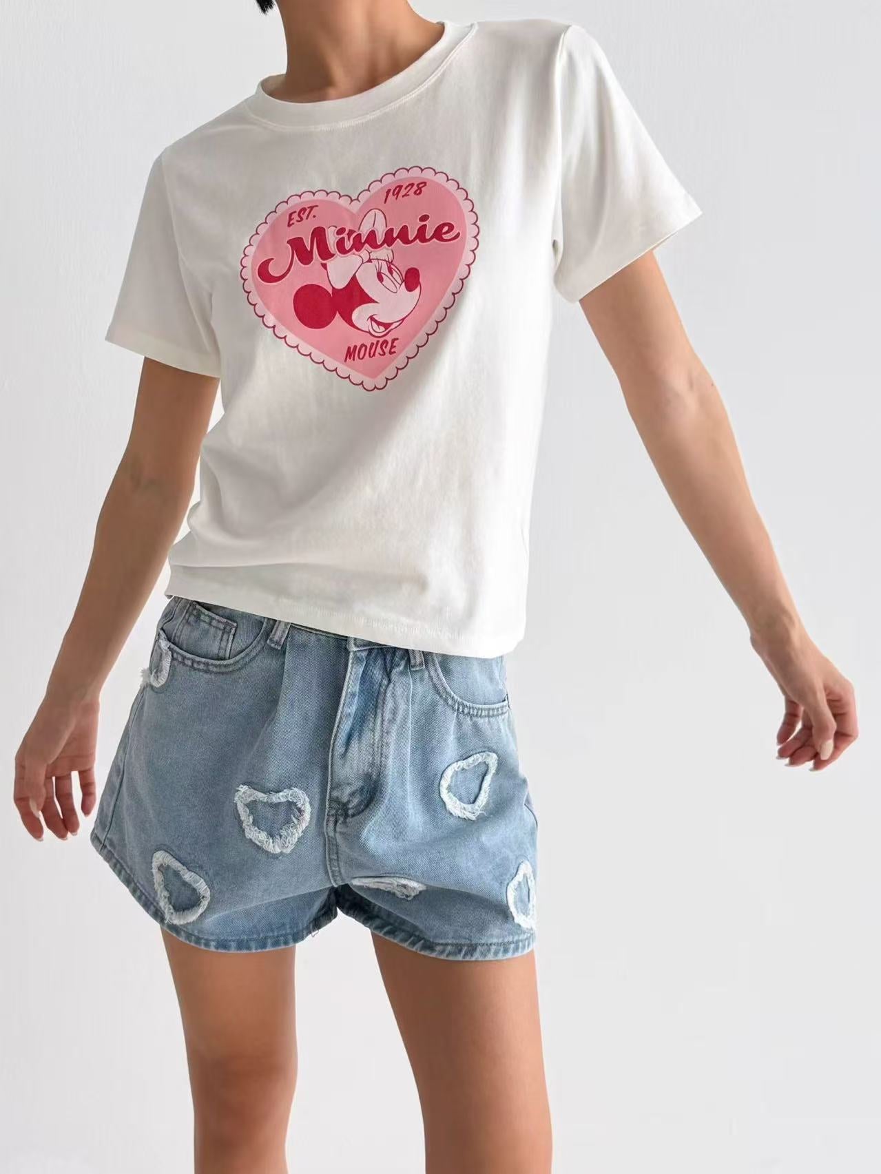🇰🇷Direct from Korea🇰🇷 Sweetheart Minnie Retro Tee