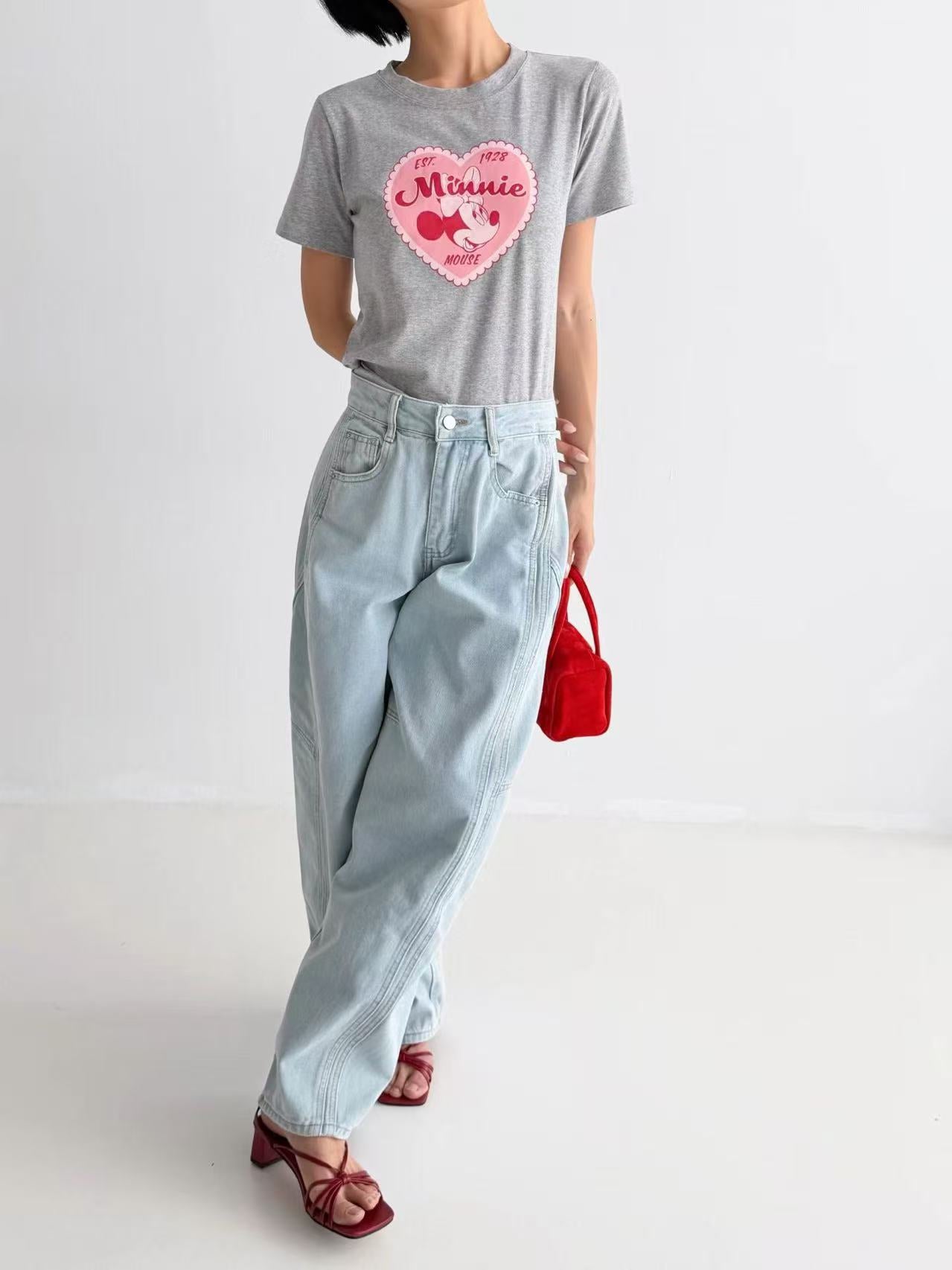 🇰🇷Direct from Korea🇰🇷 Sweetheart Minnie Retro Tee