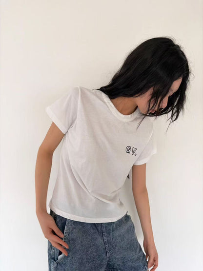 Korean Direct Ship GV Retro Grade Tee / Shorts