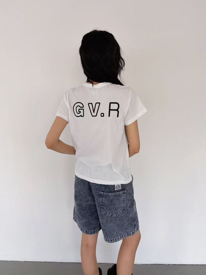 Korean Direct Ship GV Retro Grade Tee / Shorts