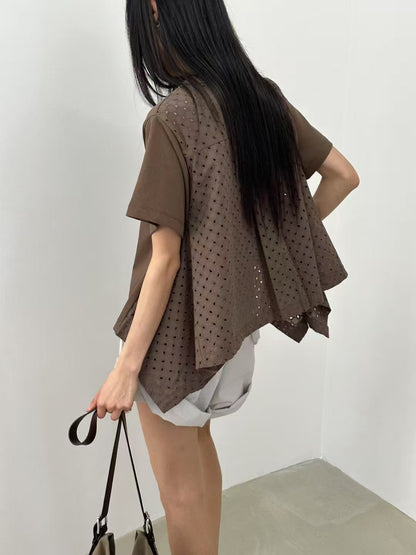 Direct from Korea: Aria Lace-Back Tee / Shorts / Pants