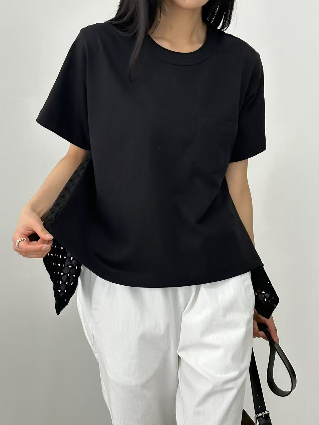韓國直送Aria Lace-Back Tee  / Pants 短褲 / Pants 長褲