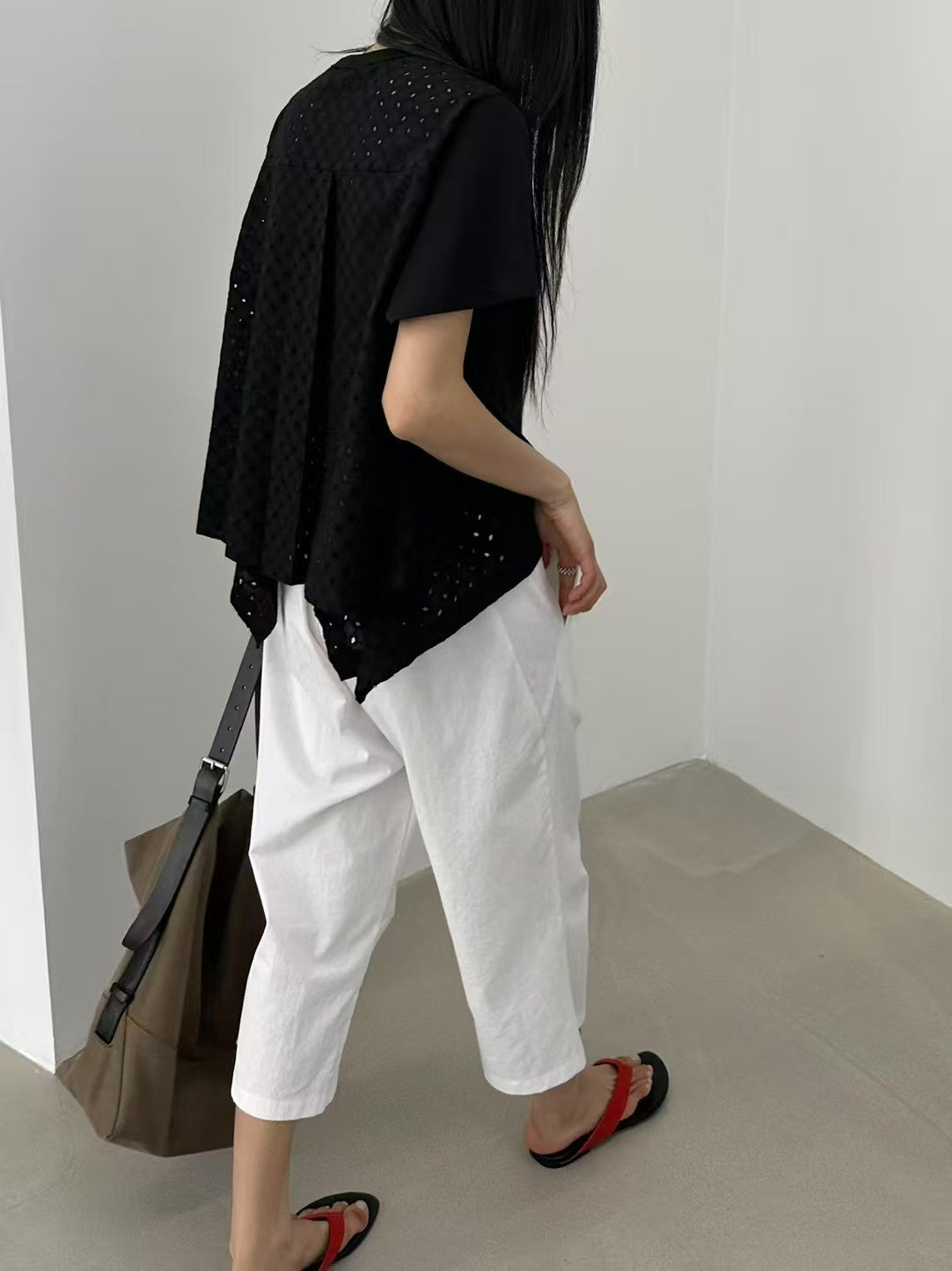Direct from Korea: Aria Lace-Back Tee / Shorts / Pants
