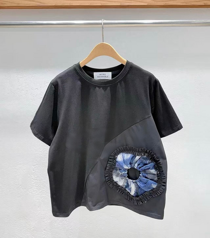 韓國直送Rosette Puff Tee