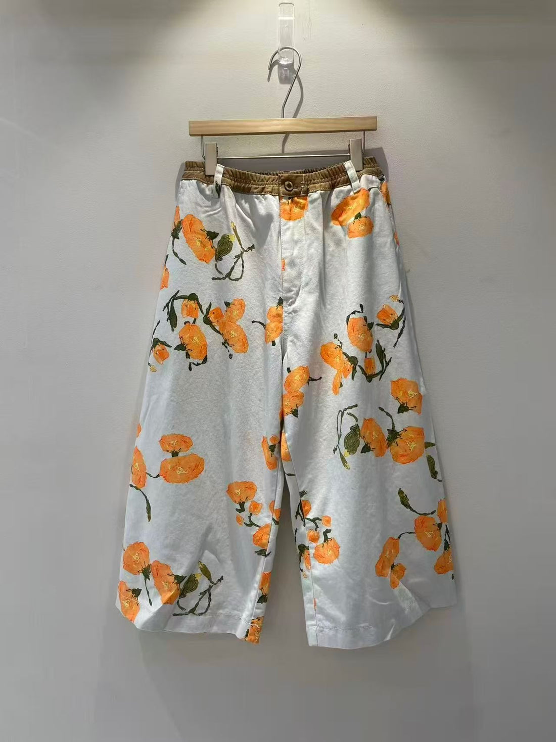 韓國直送Impressionist Floral Cropped Pants