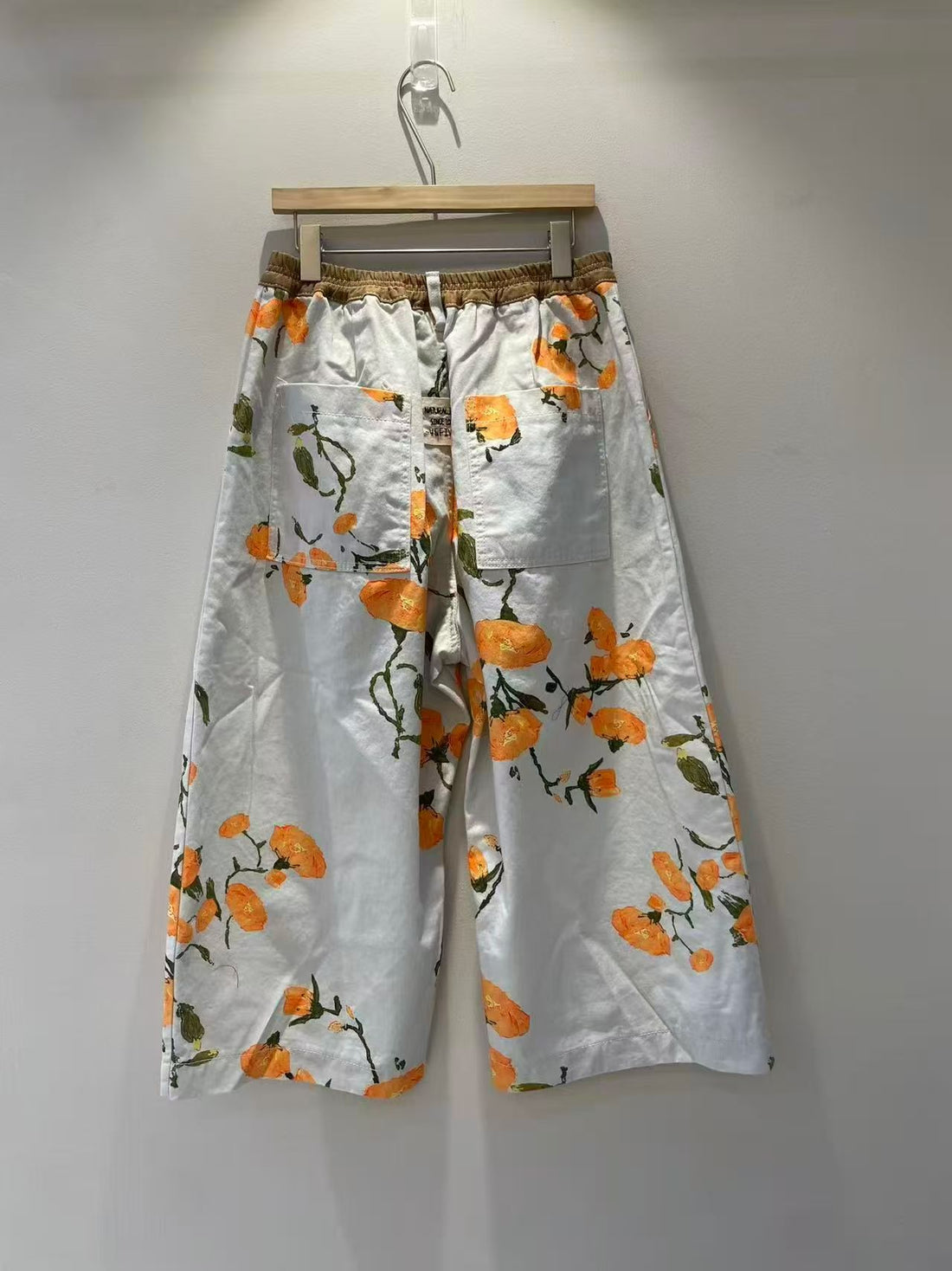 韓國直送Impressionist Floral Cropped Pants