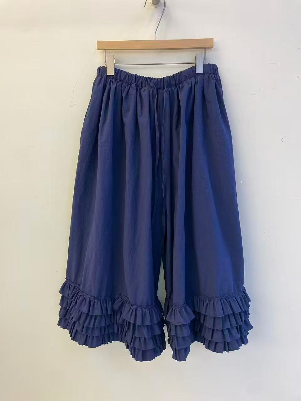韓國直送Cozy Tiered Ruffle Gaucho Pants