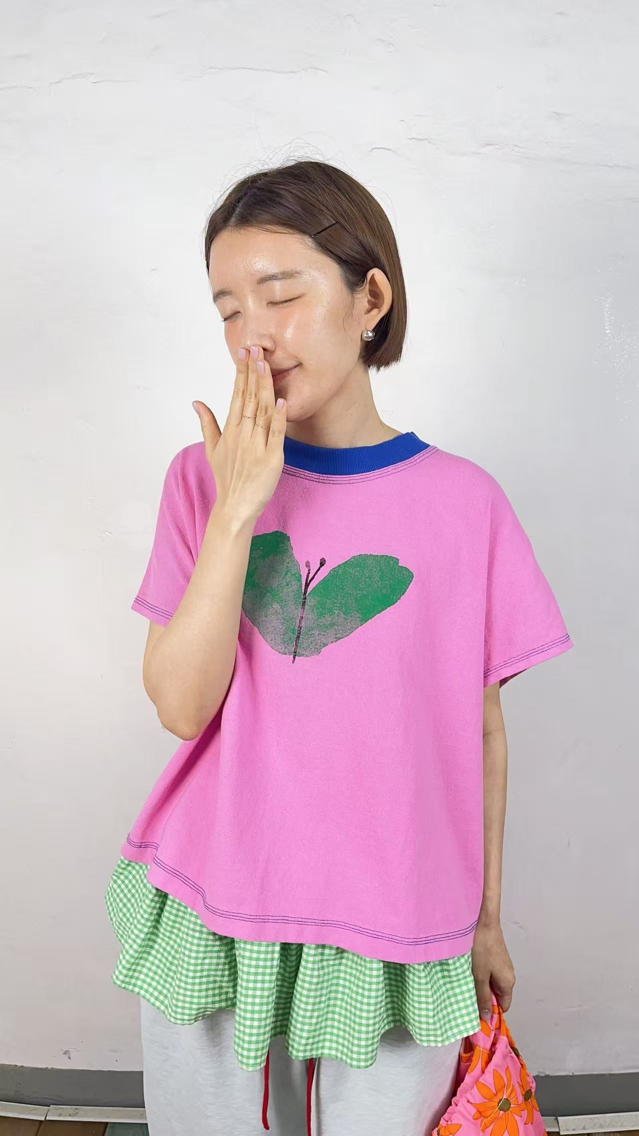 韓國直送Flutter &amp; Layer Tee