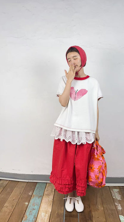 韓國直送Flutter &amp; Layer Tee
