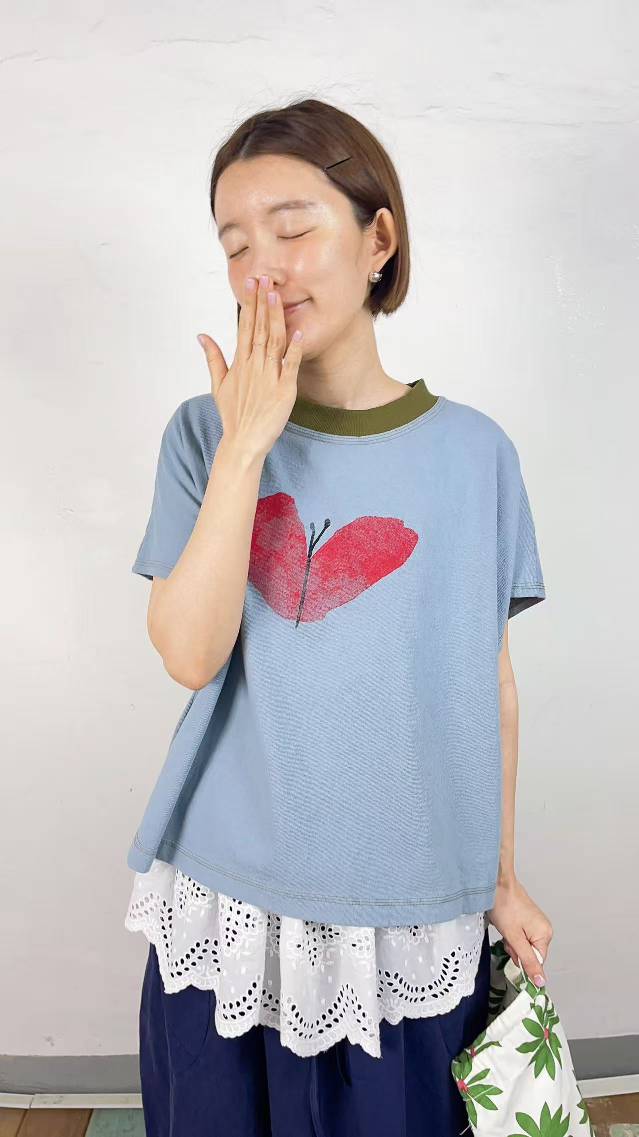 韓國直送Flutter &amp; Layer Tee