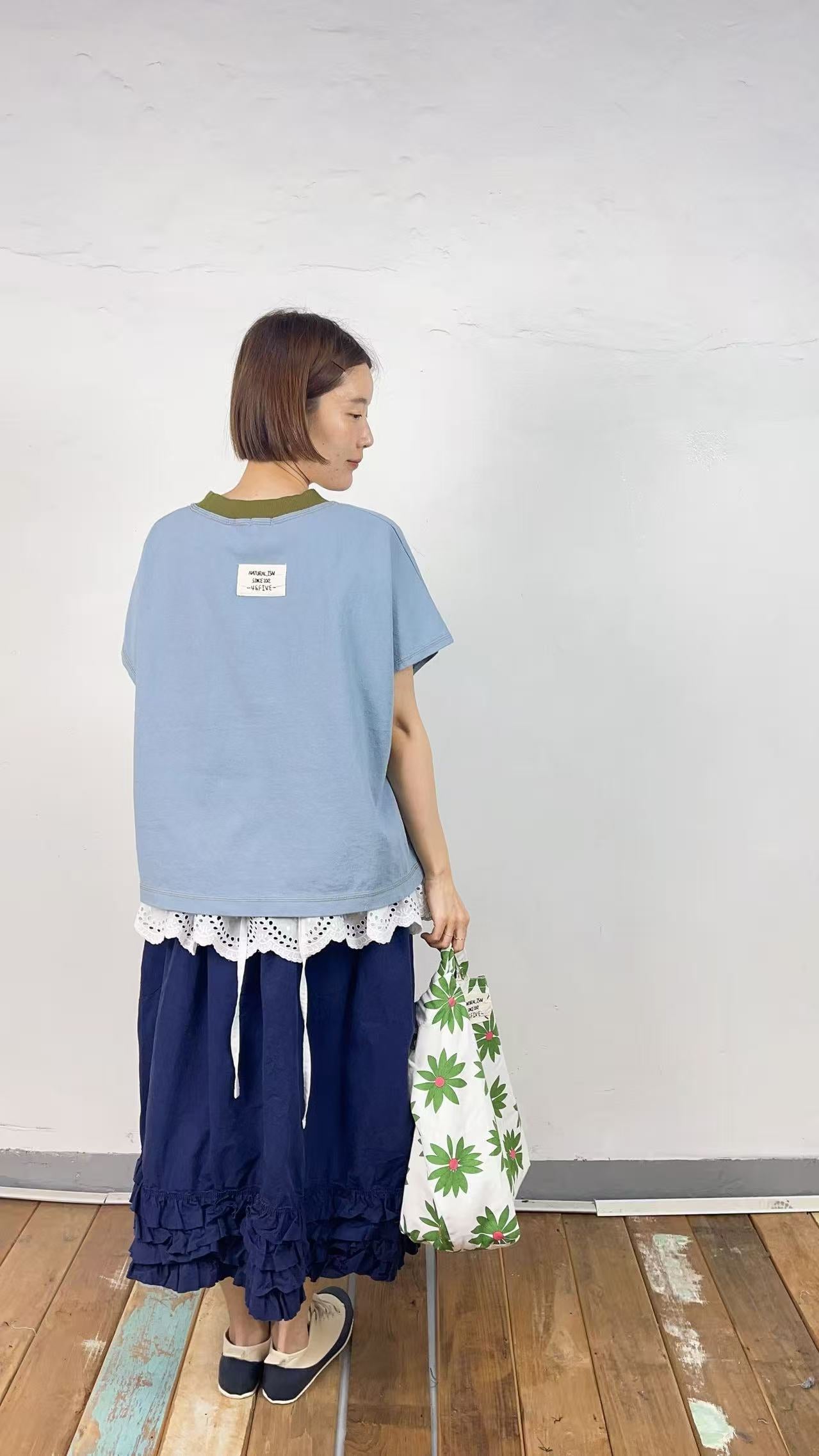 韓國直送Flutter &amp; Layer Tee