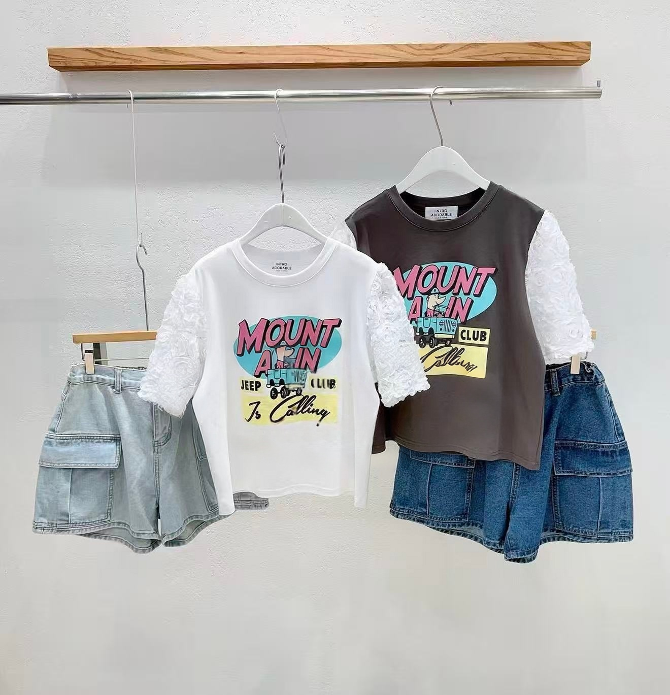 韓國直送Jeep Life Puff Sleeve Top